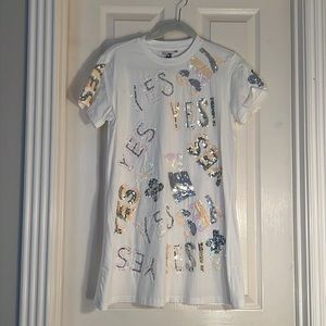 Queen of sparkles “yes” dress